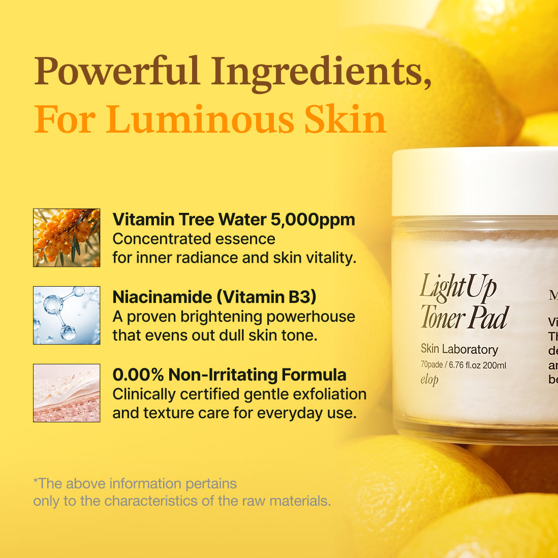 ELOP Mega Vita Light Up Toner Pad
