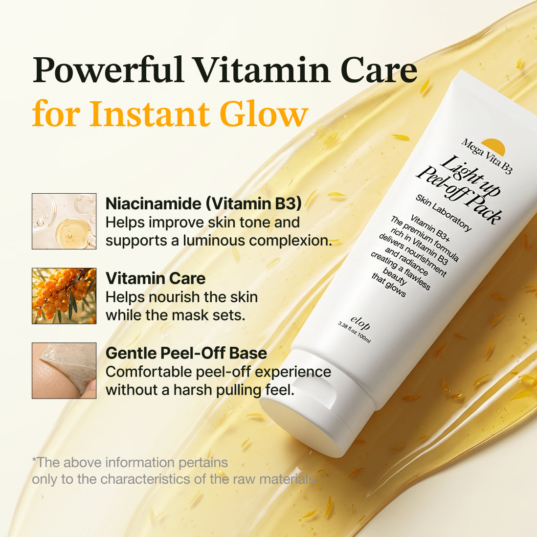 ELOP Mega Vita Light Up Peel-Off Pack