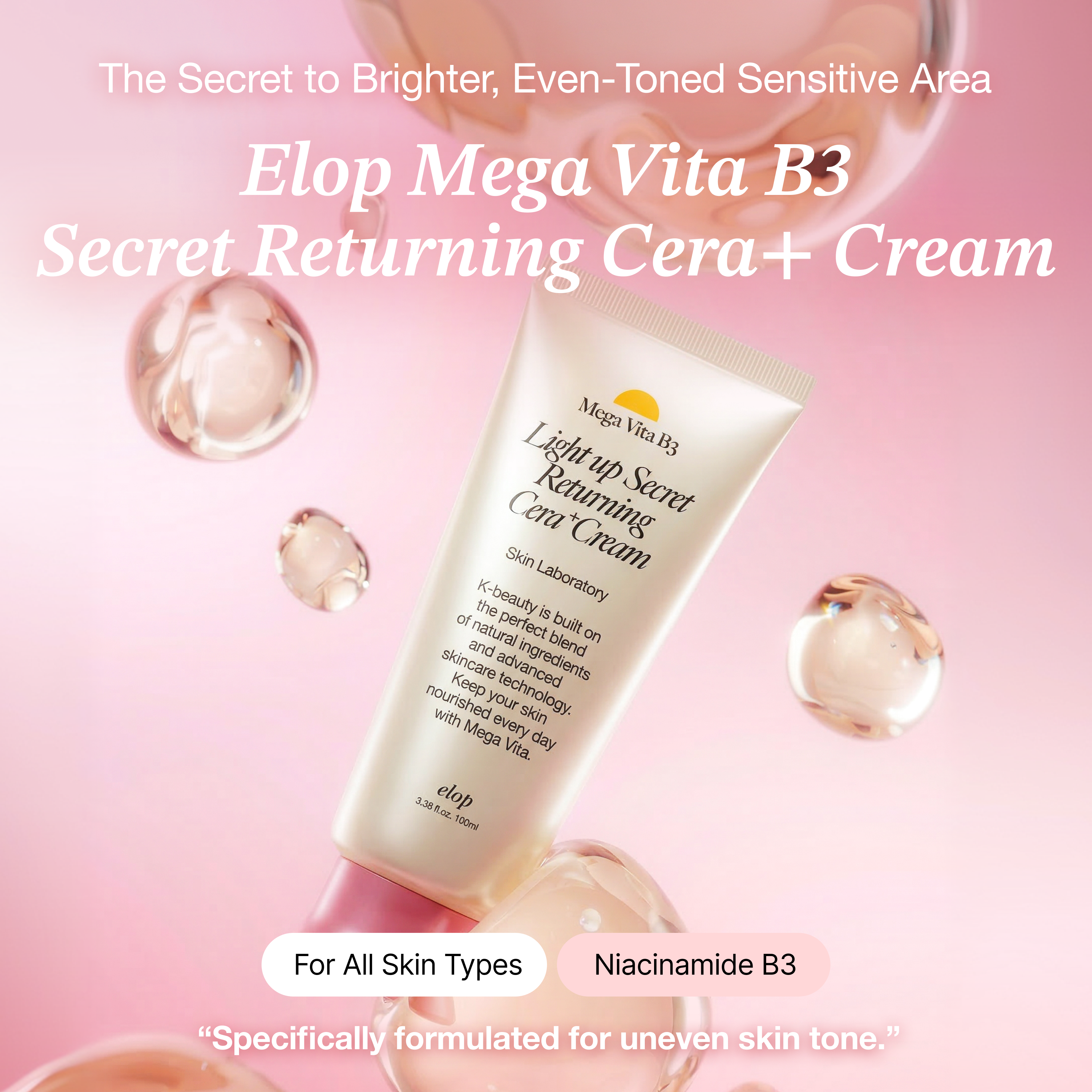 Elop Mega Vita Be Secret Returning Cera+ Cream