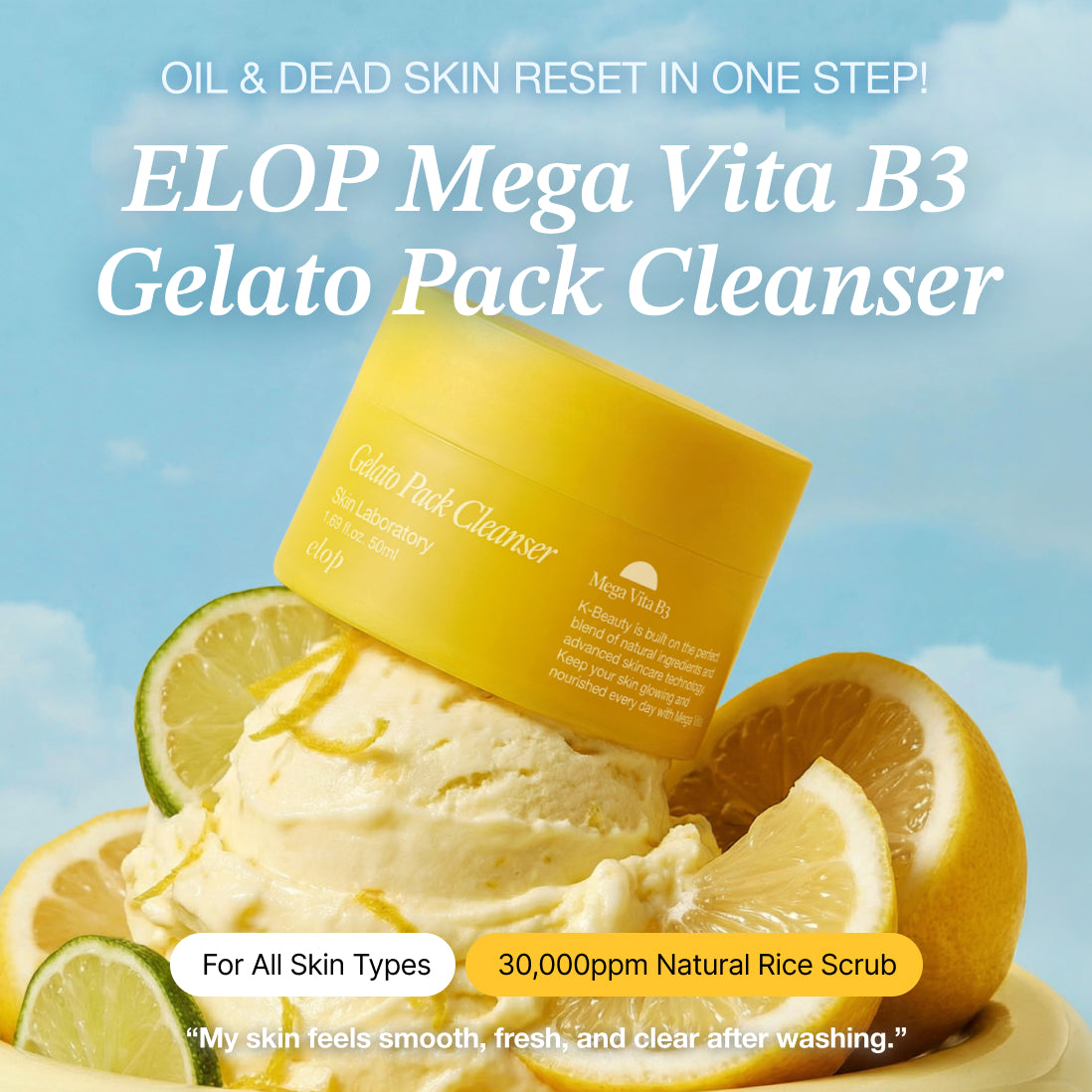 Mega Vita Gelato Pack Cleanser