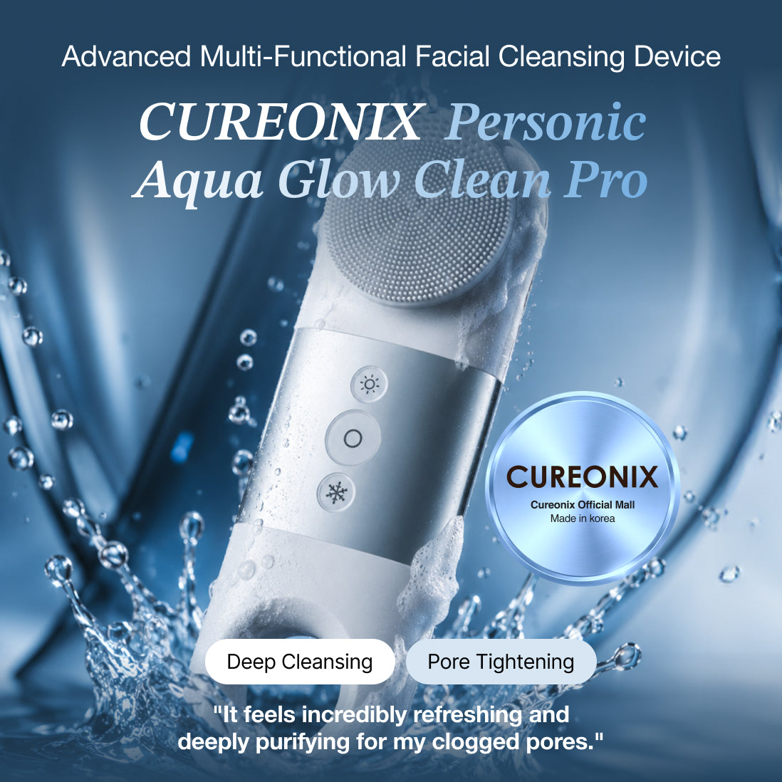 Cureonix  Personic Aqua glow clean pro