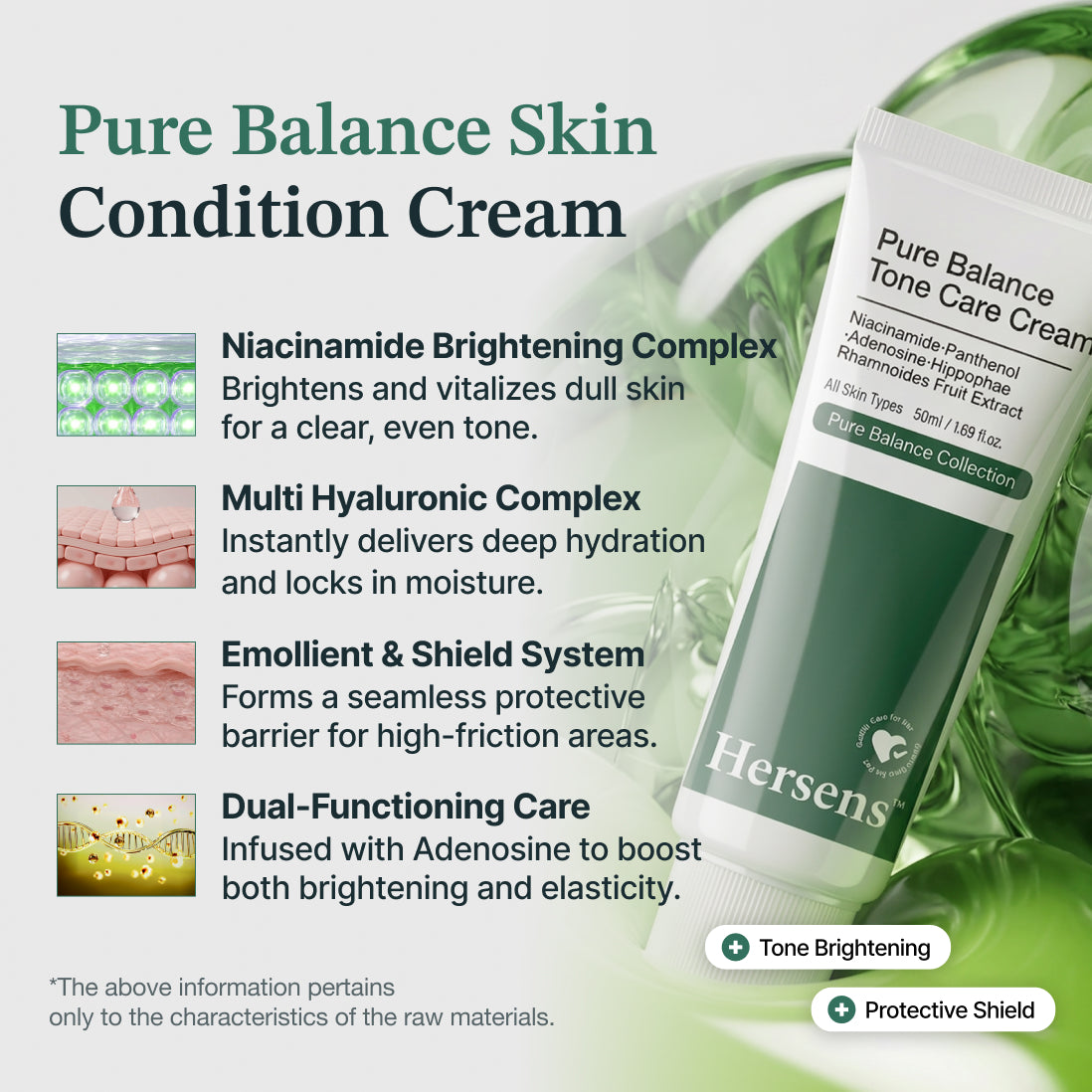 Hersens Pure Balance Tone Care Cream
