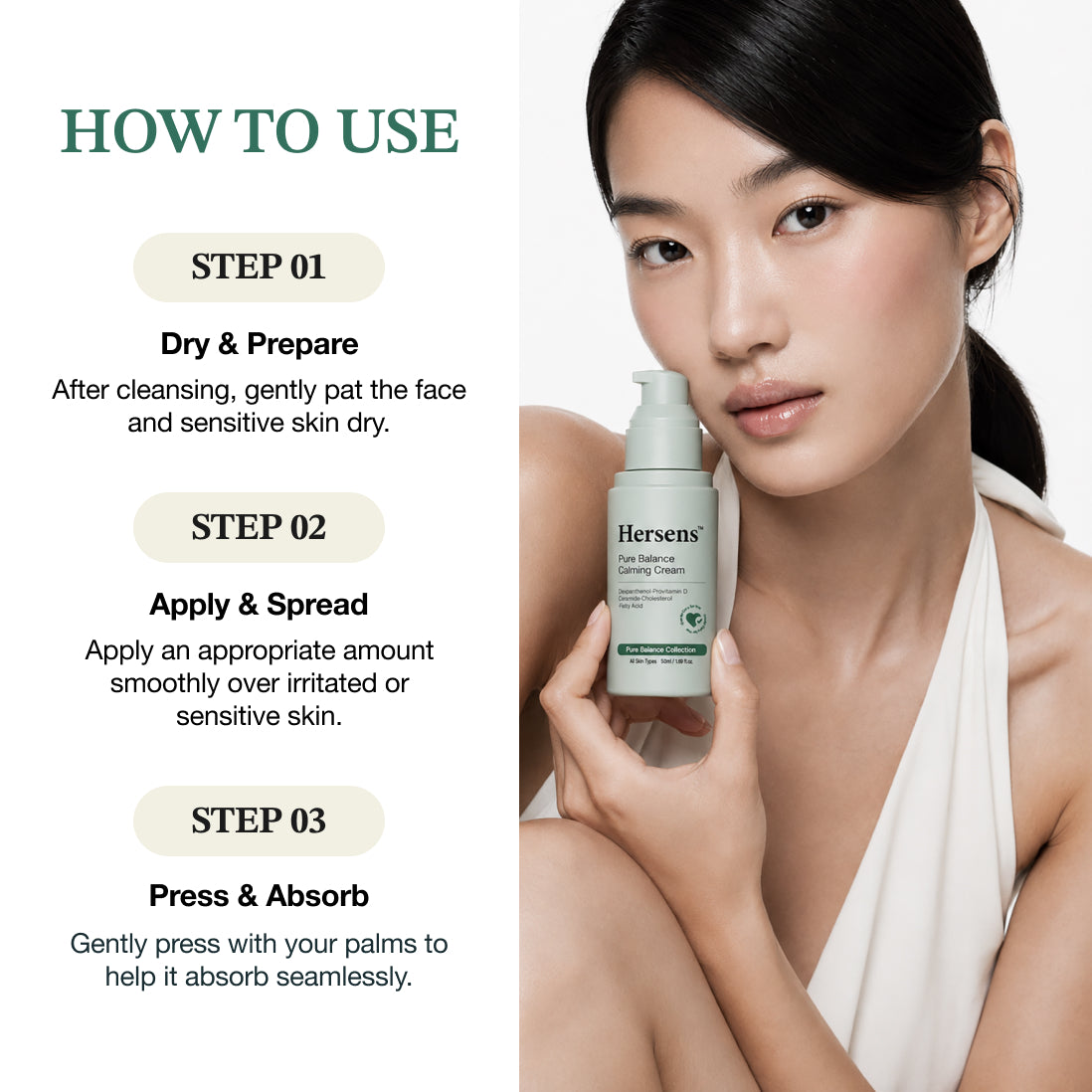HERSENS Pure Balance Calming Cream