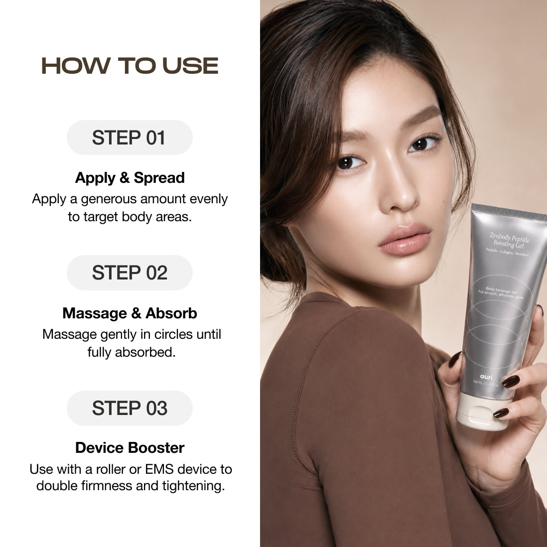 AURI Zen Body Peptide Boosting Gel