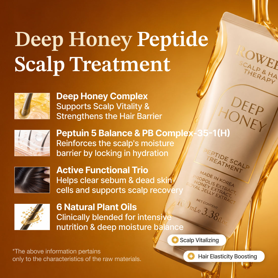 Rowbee Deep Honey Peptide Treatment