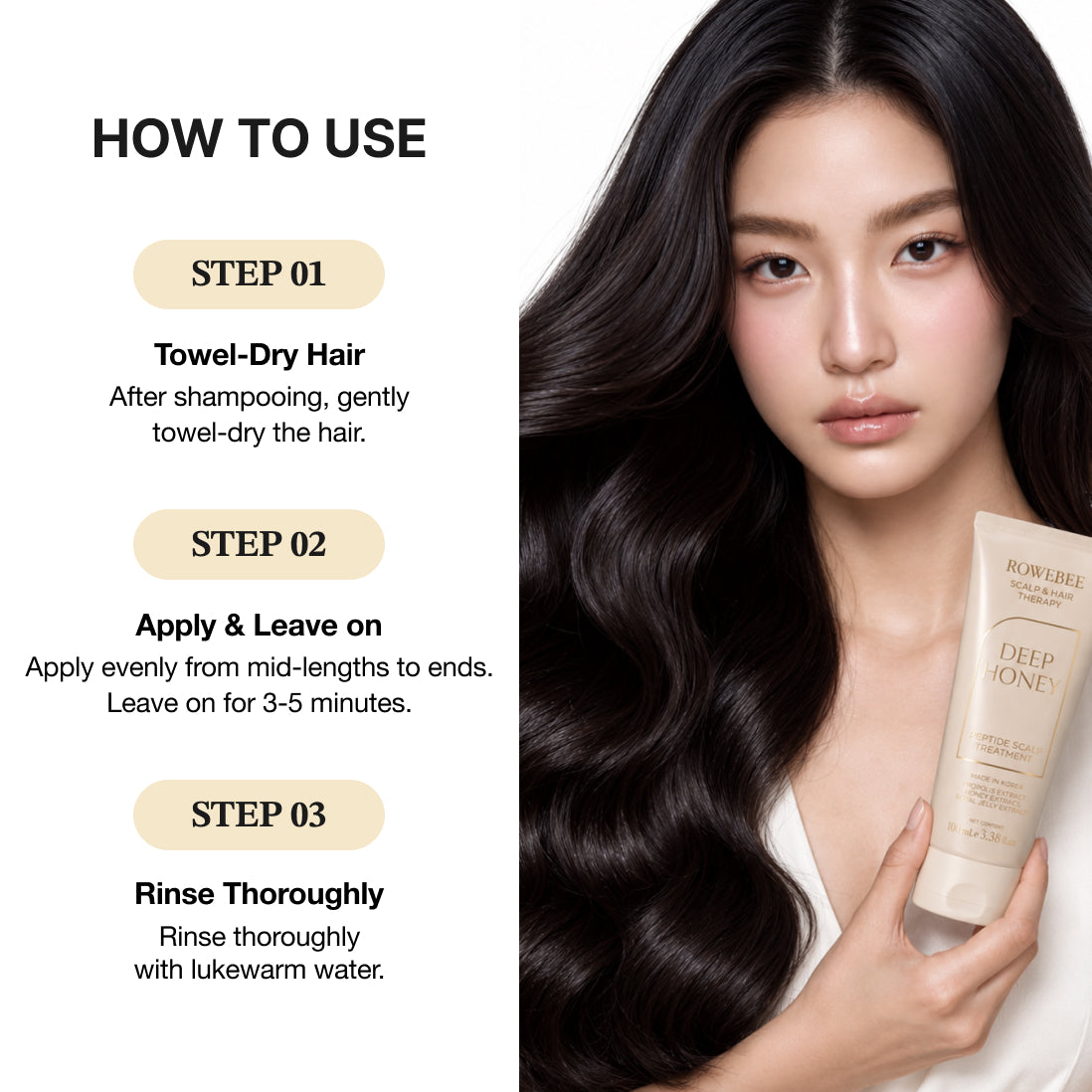 Rowbee Deep Honey Peptide Treatment